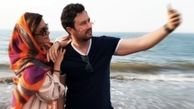 سلفی گرفتن شاهرخ استخری و همسرش لب آب + عکس