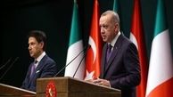 اردوغان با نخست‌وزیر ایتالیا گفتگو کرد