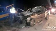 پژو مچاله و 10 نفر قربانی شدند ! 