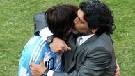 واکنش مسی به درگذشت دیگو مارادونا