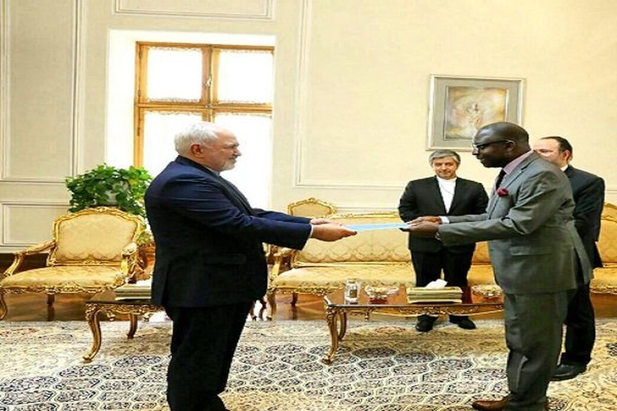 سفیر جدید مالی رونوشت استوارنامه خود را تقدیم ظریف کرد