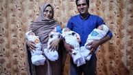 تولد چهارقلوها در سیستان و بلوچستان/تصاویر