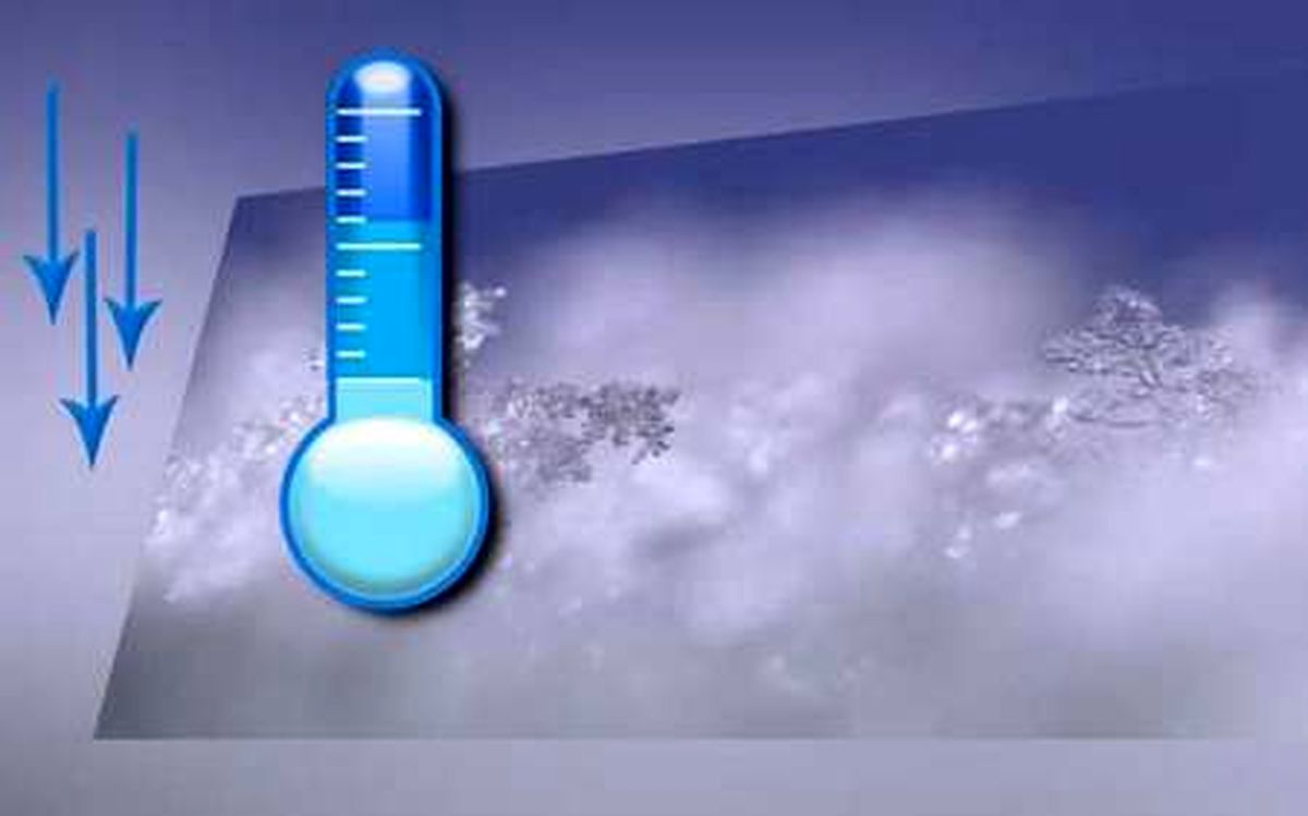 کاهش دما در استان های شمالی و غربی کشور