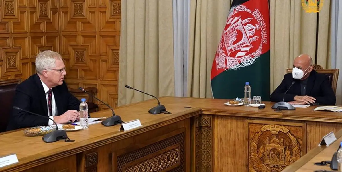 محور گفتگوی اشرف غنی و سرپرست وزارت دفاع آمریکا