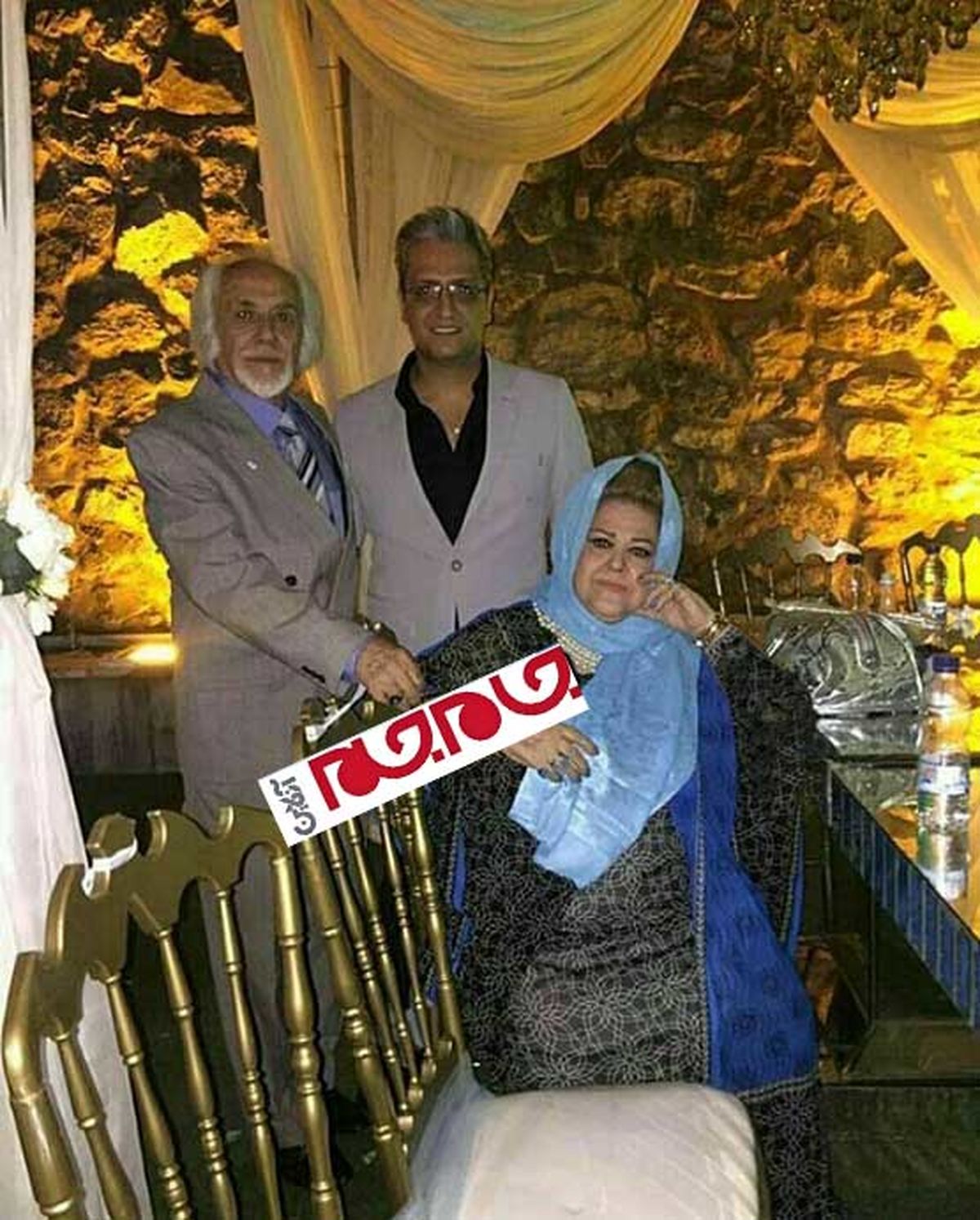 حضور مادر و پدر بهاره رهنما در مراسم عروسی/عکس
