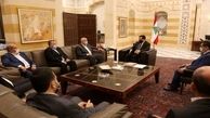 دیدار هنیه با نخست‌وزیر دولت پیشبرد امور لبنان