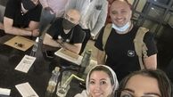 دورهمی الهام پاوه نژاد با دوستانش + عکس