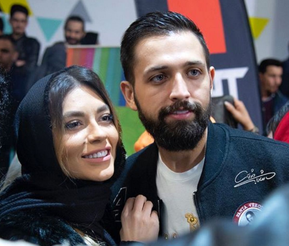 «محسن افشانی» همراه بانو در اکران «پارادایس»