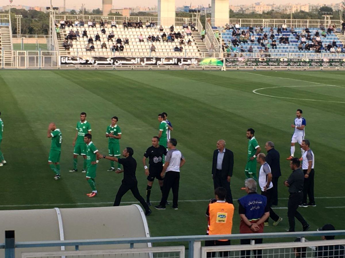 اتفاق عجیب در فوتبال ایران!/عکس