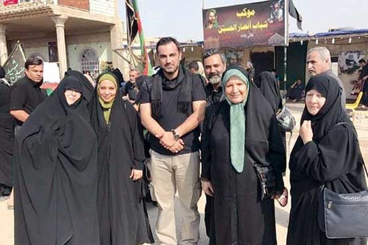خانم بازیگر: امام حسین (ع) شگفت‌ زده‌ام کرد/عکس