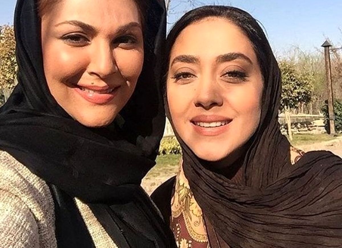 دو خانم بازیگر معروف در یک قاب+عکس