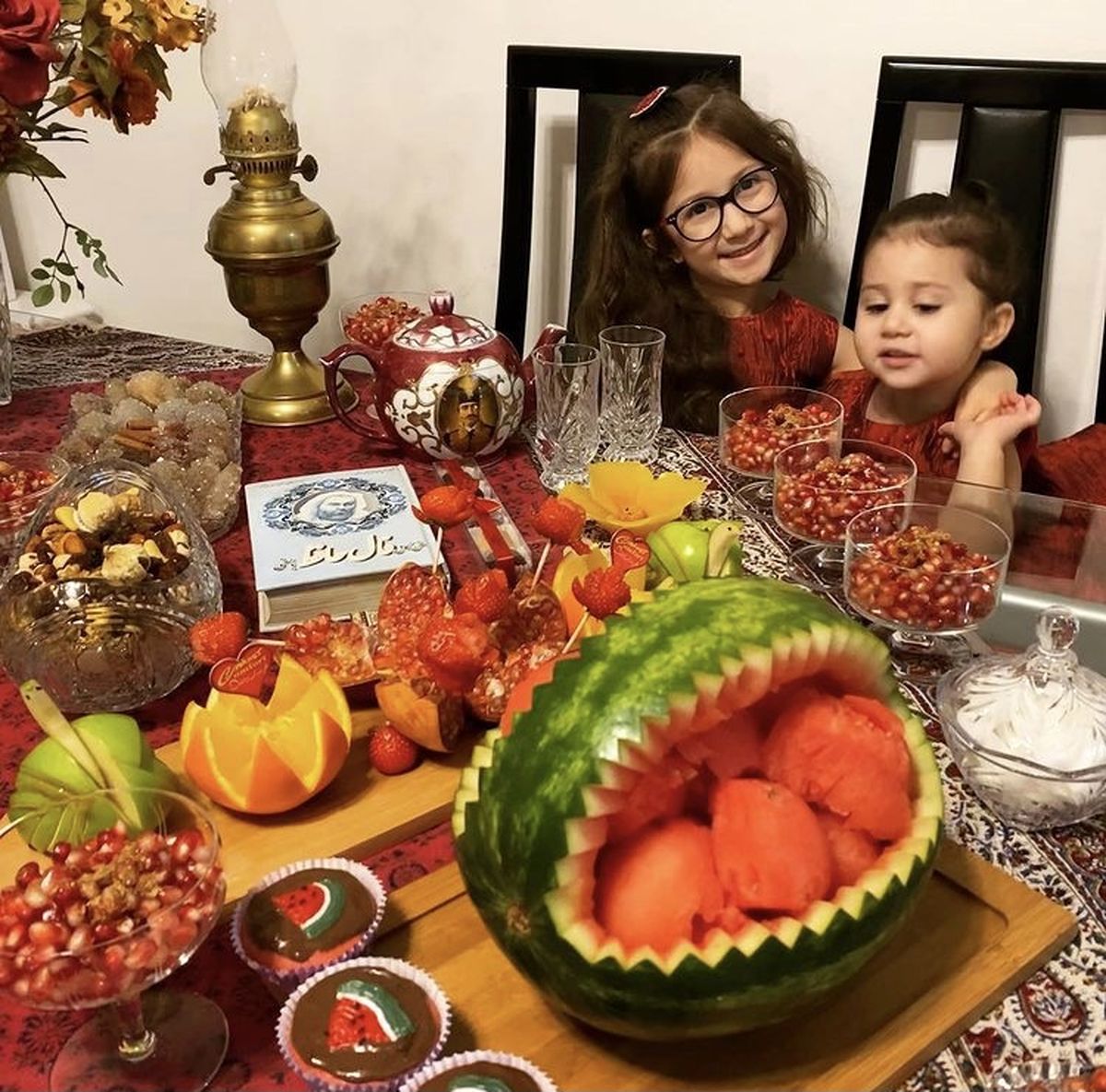 شب یلدای خانه شاهرخ استخری + عکس