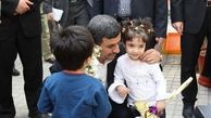 حضور احمدی نژاد در مجتمع بهزیستی حضرت فاطمه (س) کرج