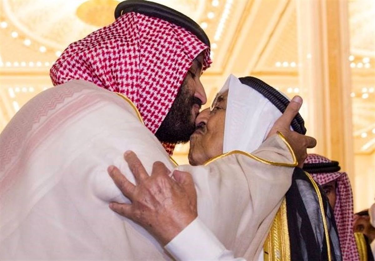 دیدار بن‌سلمان با پادشاه کویت 