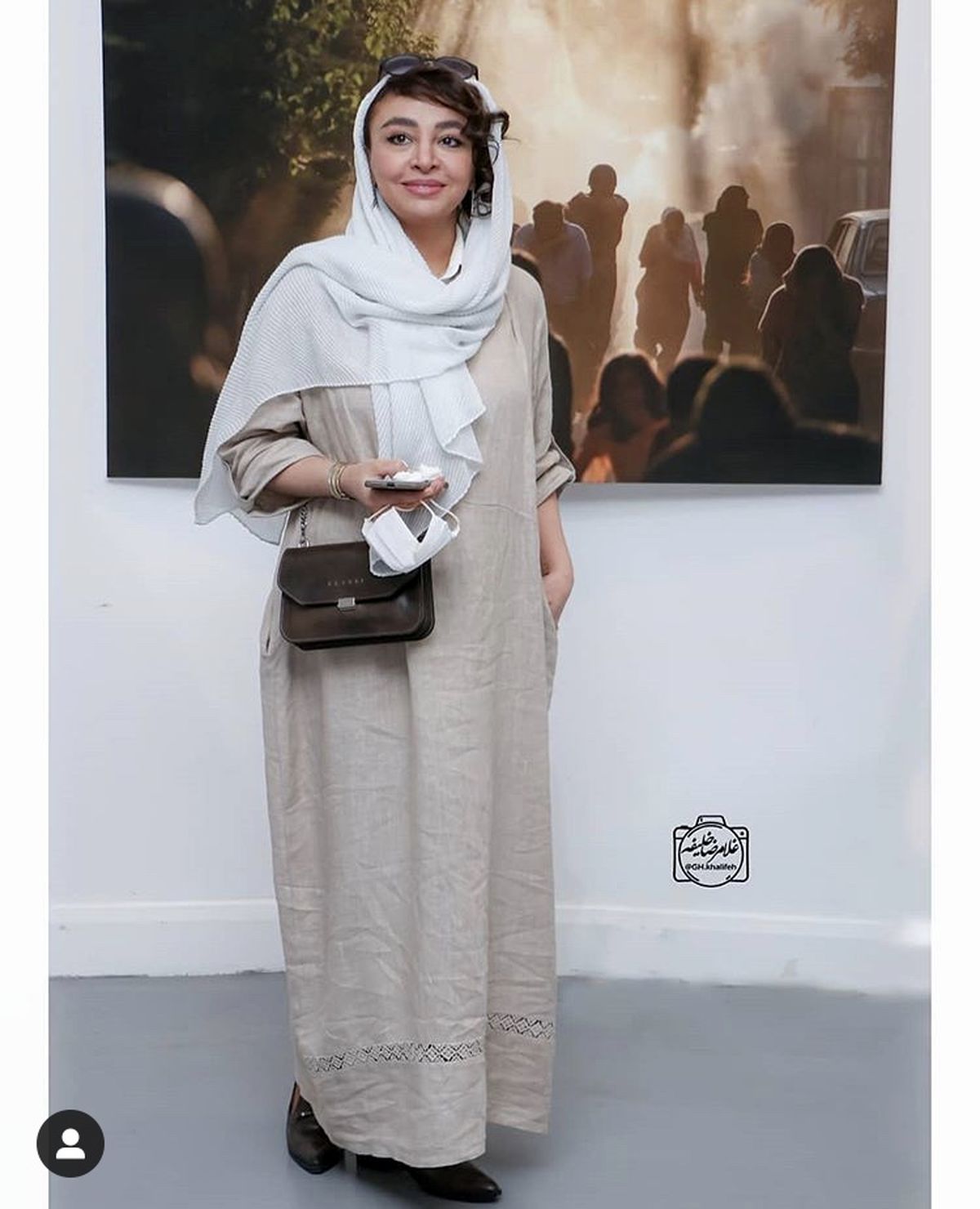 همسر جواد عزتی در یک مراسم + عکس