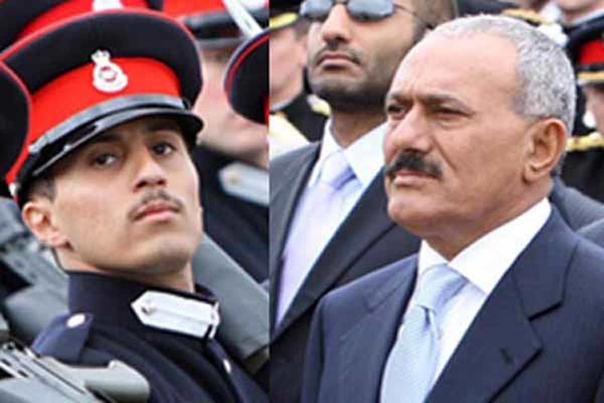 پسر عبدالله صالح دستگیر شد