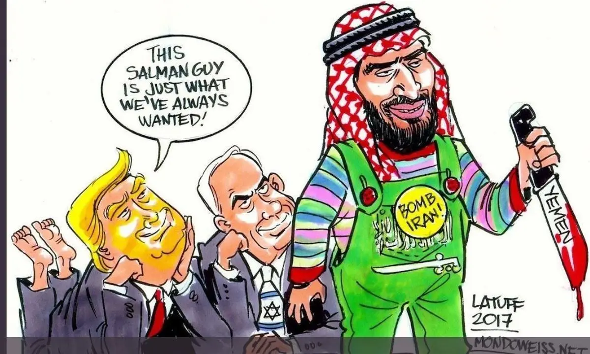 پسرِ محبوب ترامپ+کاریکاتور