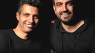 عادل فردوسی‎پور در کنار برادرش