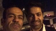 تبریک بازیگر کرگدن به همکارش + عکس
