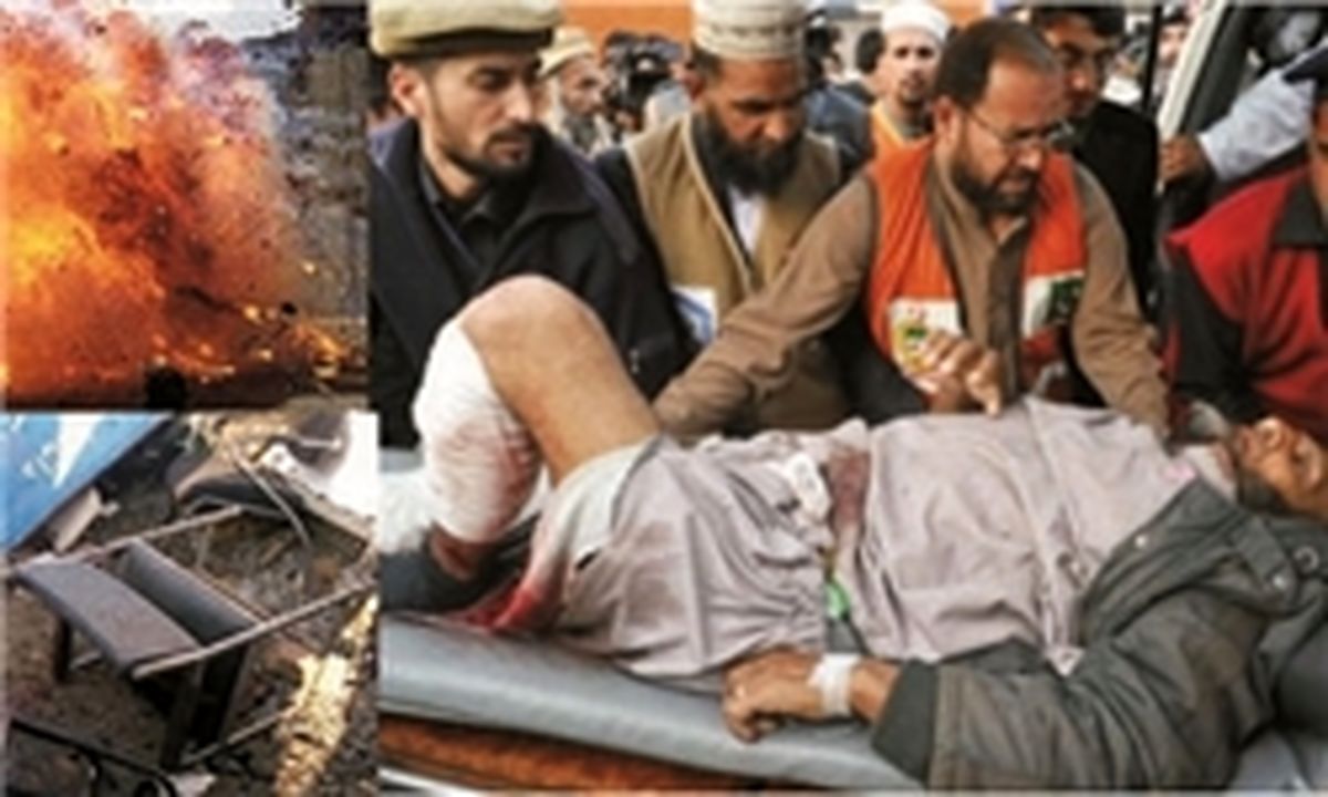 11 زخمی بر اثر انفجاری در پاکستان 