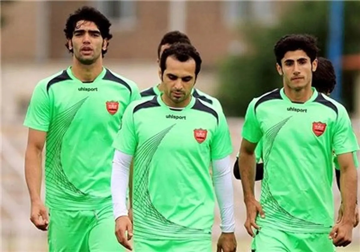 حضور سید مهدی صالحی در تمرینات امروز