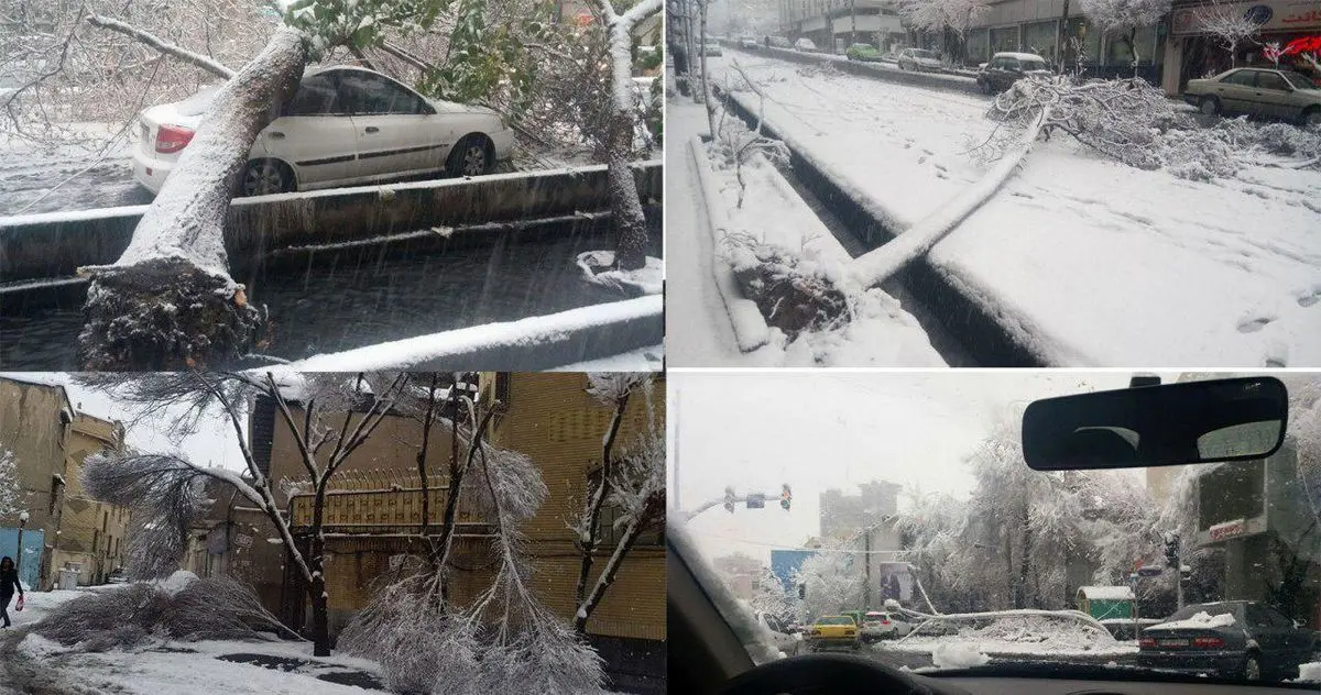  شهرداری تهران در اولین آزمون زمستان، مردود شد