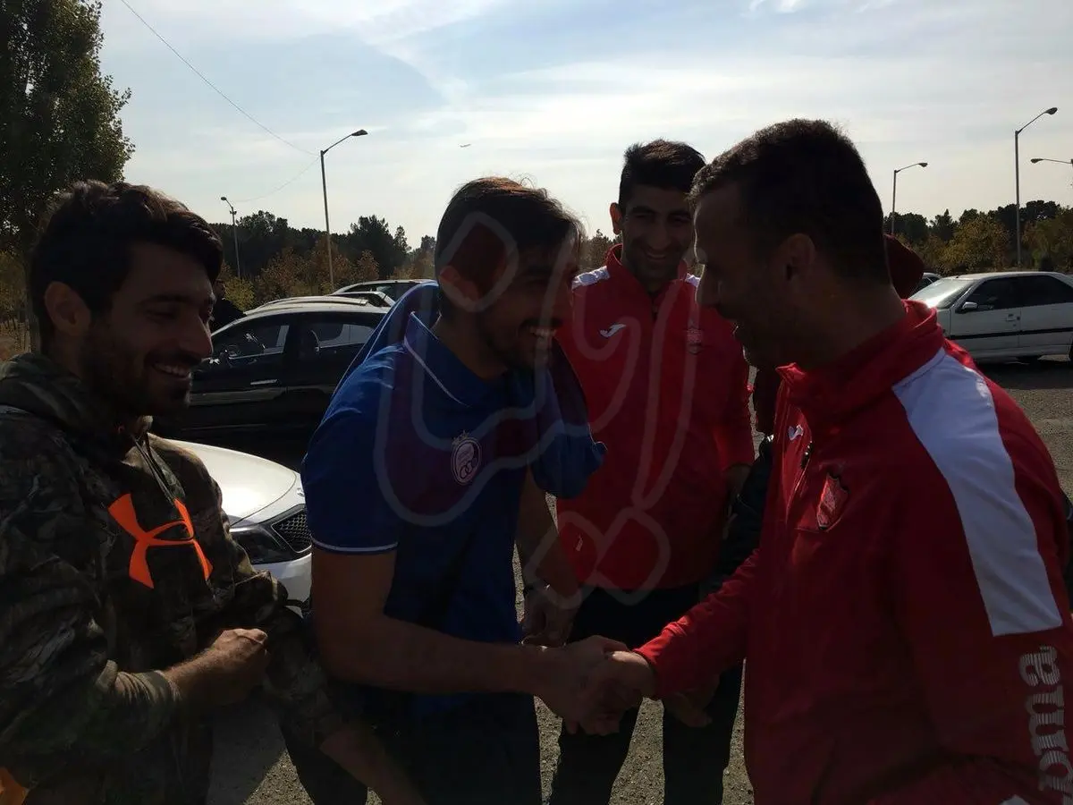 مهدی رحمتی و جلال حسینی بعد از 1 سال قهر خود را شکستند + عکس