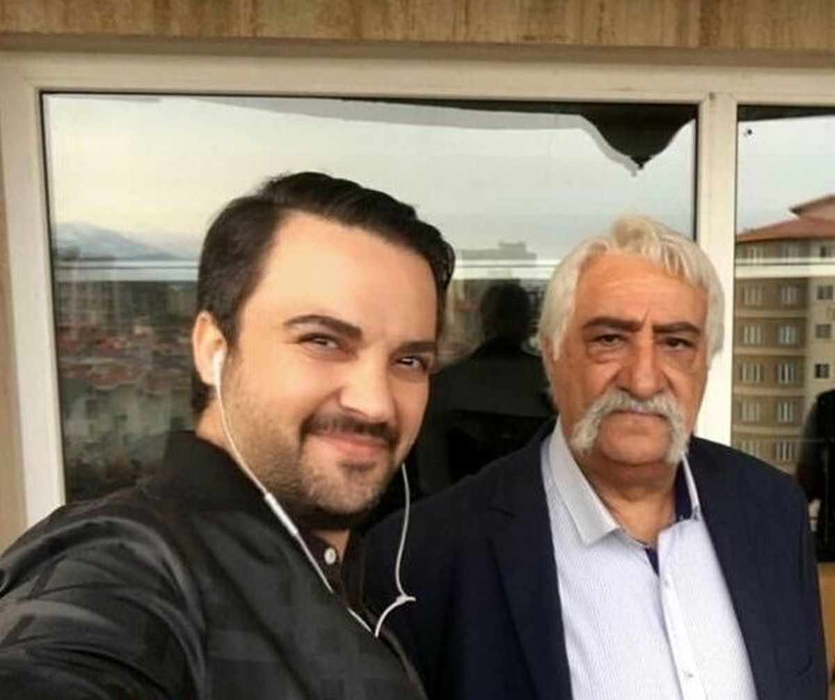 مهدی سلوکی و پدربزرگش + عکس