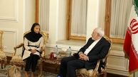 دیدار رئیس دفتر منطقه ای یونسکو با ظریف در تهران