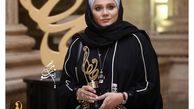 نرگس آبیار برنده تندیس حافظ بهترین فیلمنامه + عکس