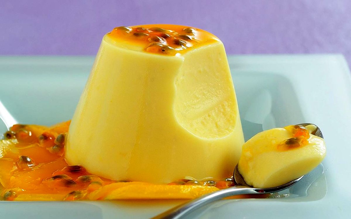 تا تمام نشده این پاناکوتای خوشمزه را درست کنید + طرز تهیه پاناکوتا انبه