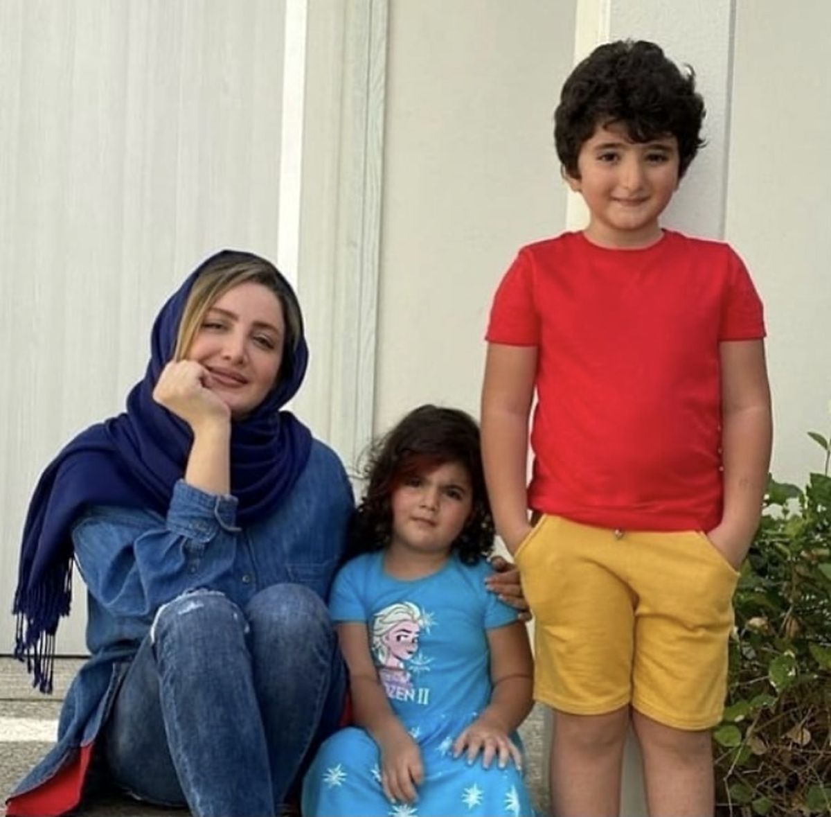 شیلا خداداد در کنار فرزندانش + عکس