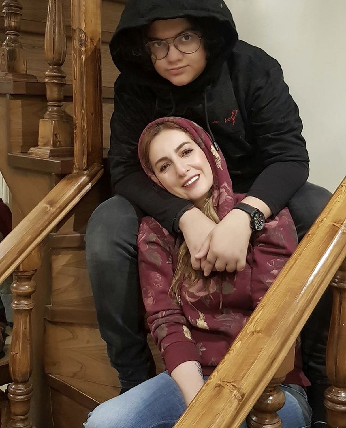شقایق دهقان و پسرش + عکس