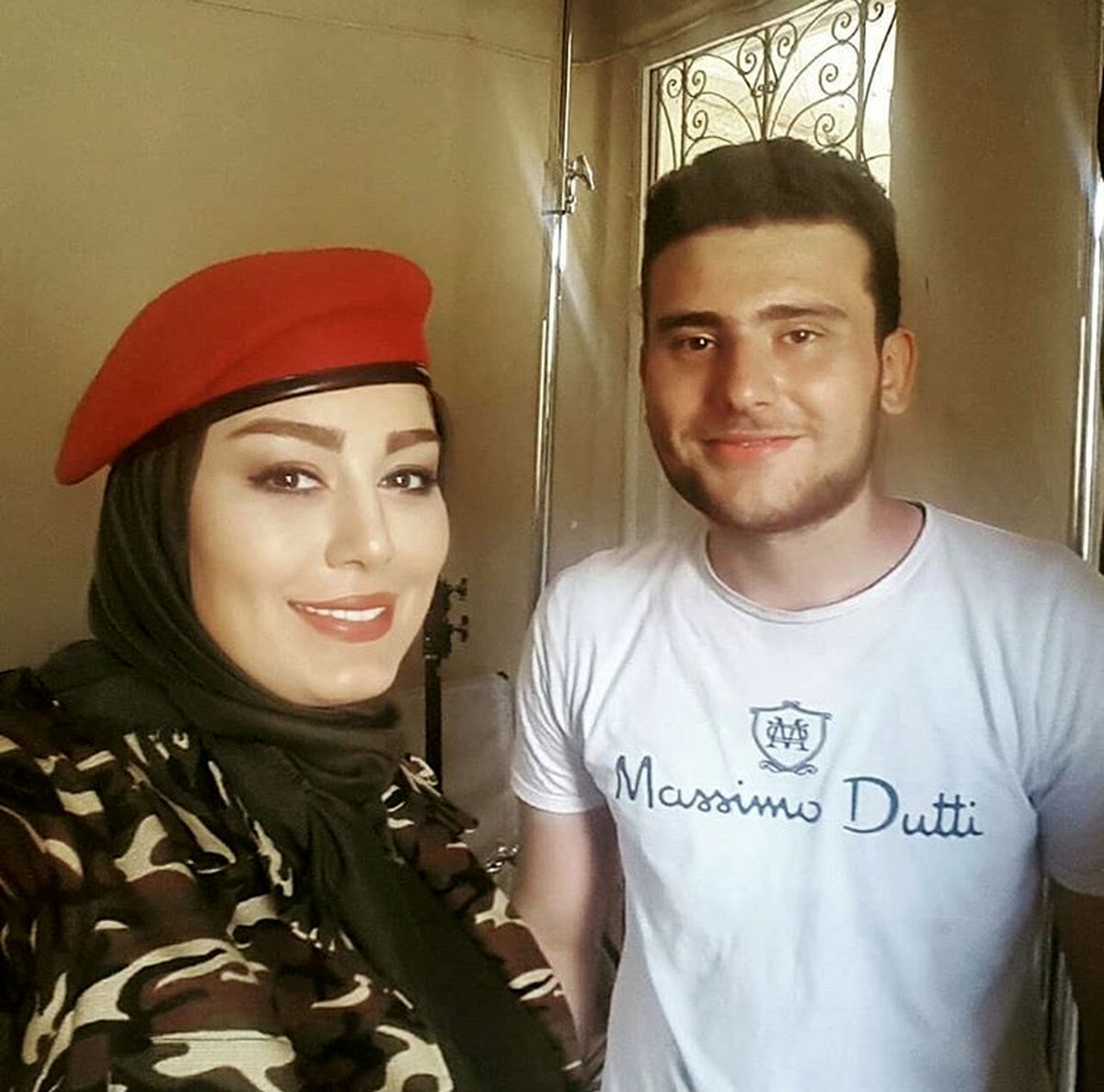 سحر قریشی لباس سربازی به تن کرد + عکس