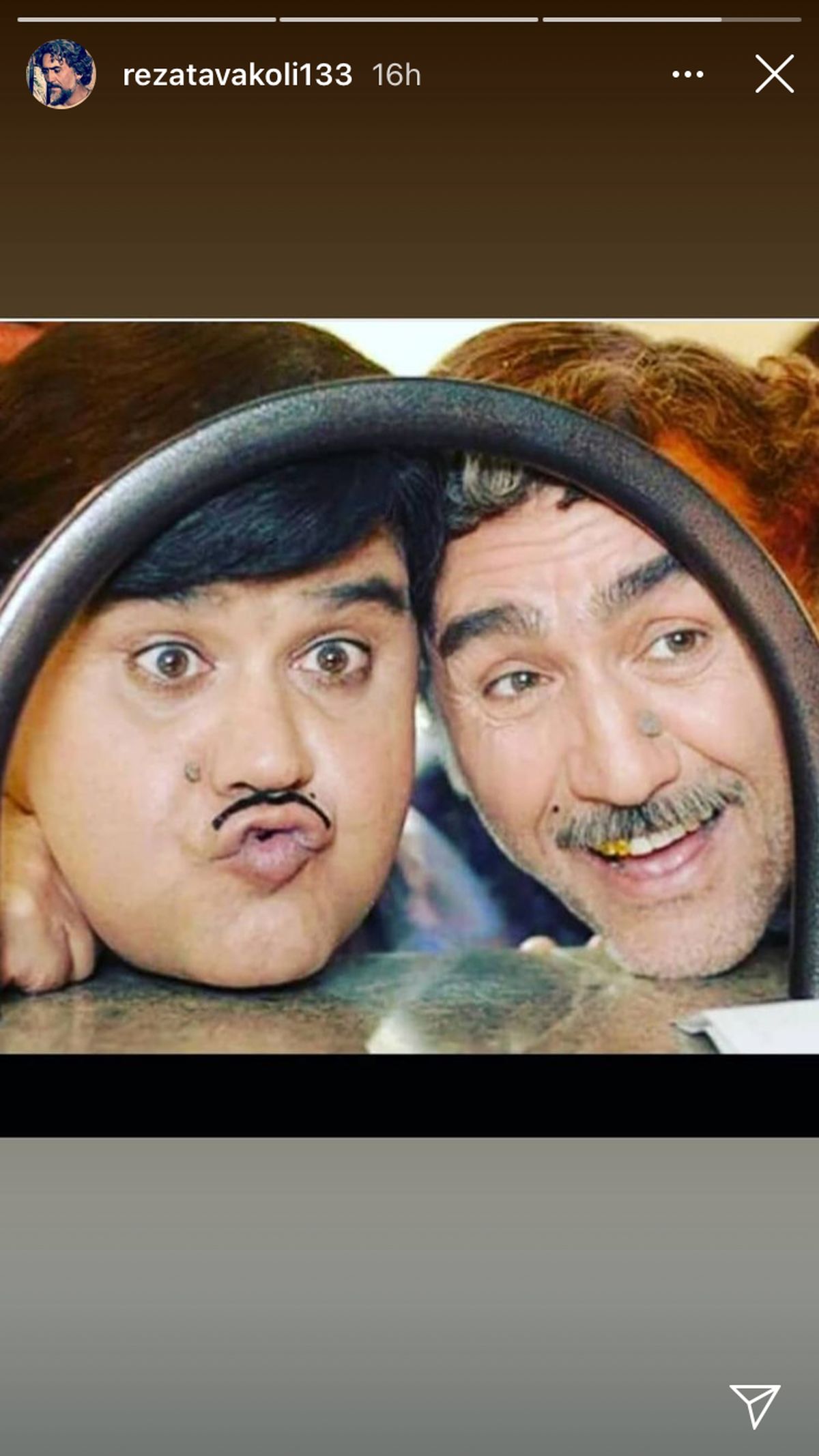 رضا توکلی و اکبر عبدی در جوانی + عکس