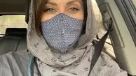 ظاهر مهتاب کرامتی در ماشین شخصی اش + عکی
