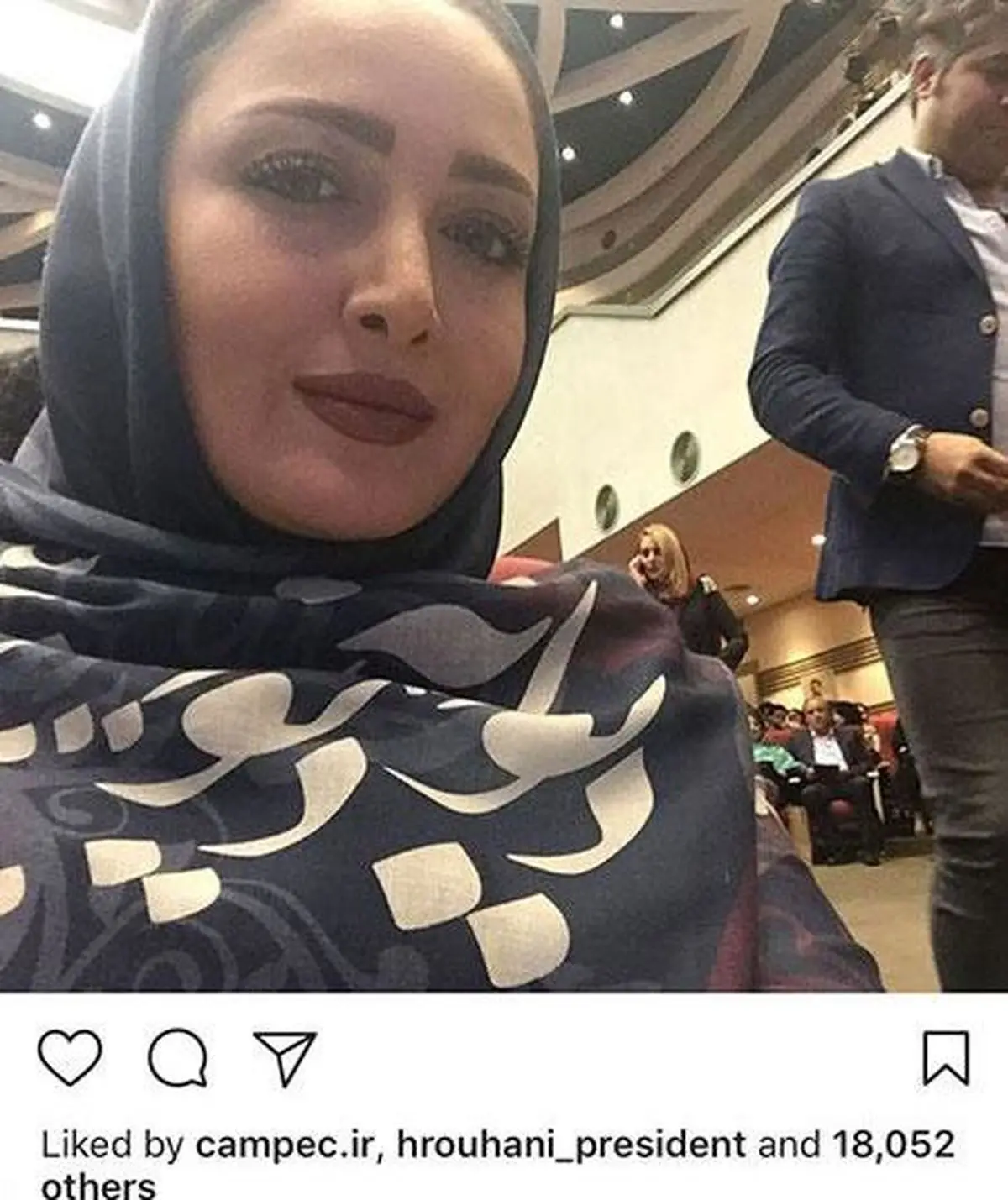 شیلا خداداد با روسری خاص ایرانی اش+عکس