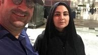 آقا بهبود و‌دخترش در زیارت + عکس