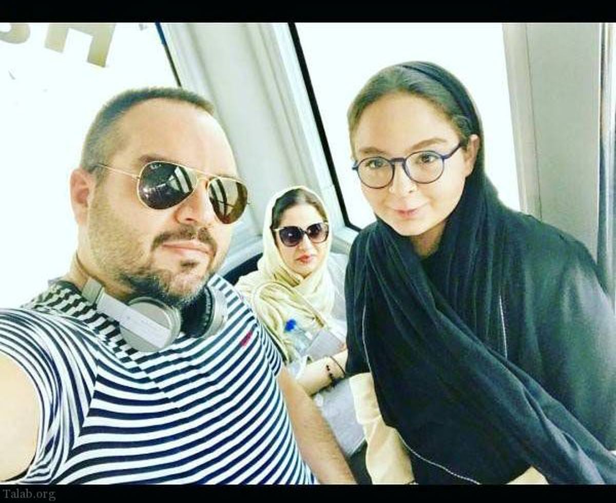 شهرام قائدی و همسر و دختر خوشتیپش