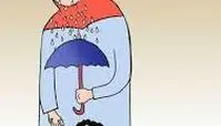 کاریکاتور بیمه عمر سرپرست خانواده