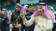 رقص شاه عربستان در قطر
