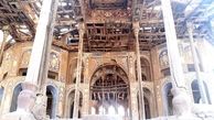 بازسازی سقف کاخ چهلستون  با مواد ضدحریق 