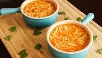 طرز تهیه سوپ رشته برای سرماخوردگی بدون مرغ مرحله به مرحله