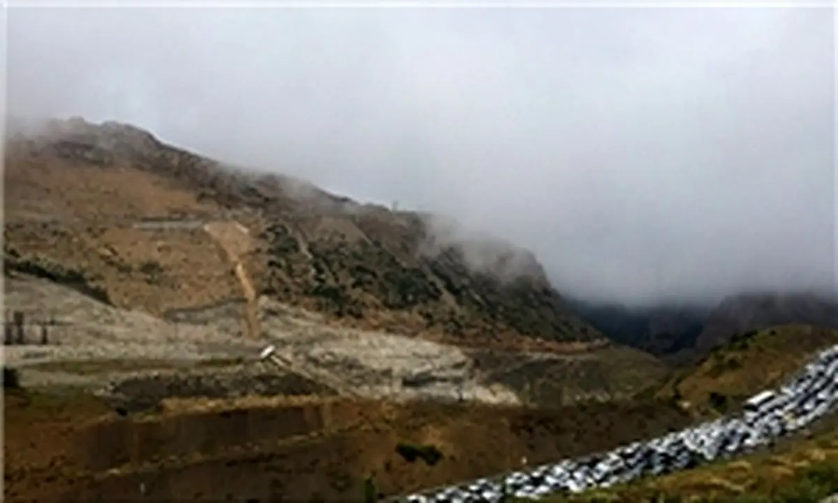 ترافیک سنگین در محور فیروزکوه