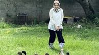 تیپ بهنوش طباطبایی در شمال + عکس
