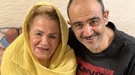 شباهت عجیب مهران غفوریان به مادرش + عکس