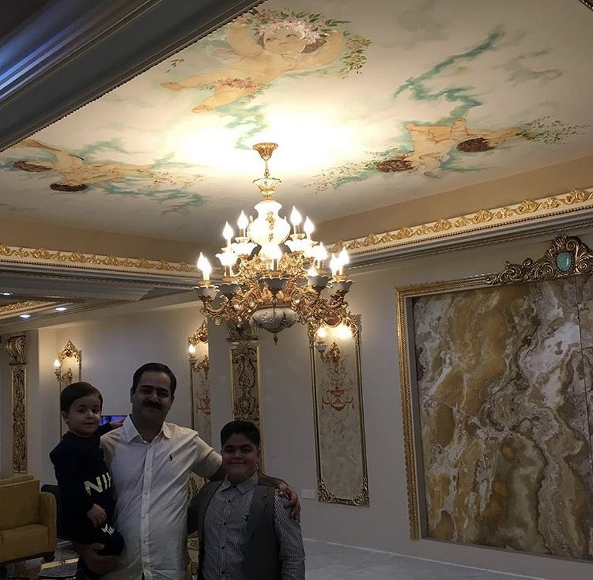 بهروز پایتختی در کنار پدر و برادرش + عکس