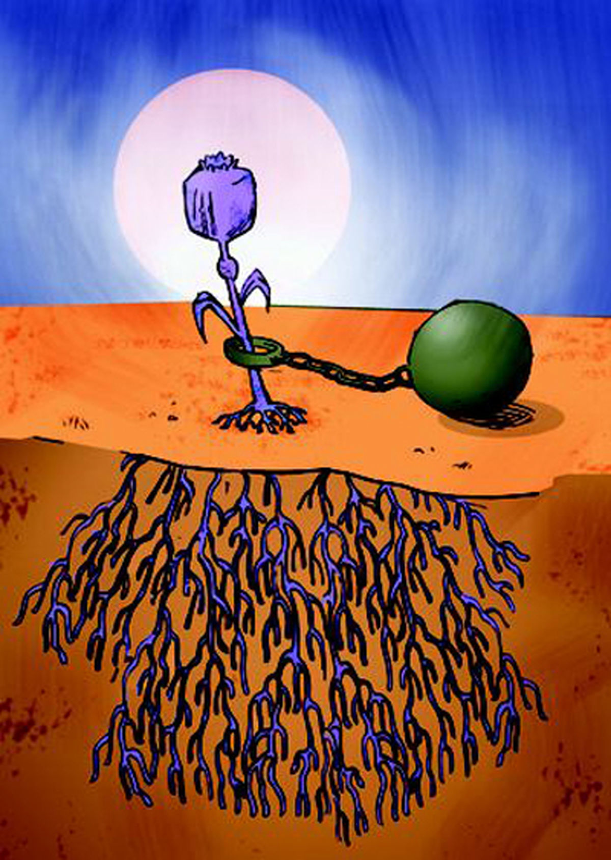  کاریکاتور اعتیاد به مواد مخدر