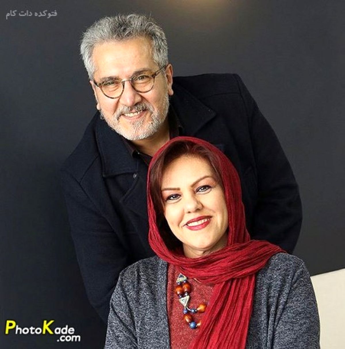 عکس آتلیه ای بازیگر پیشکسوت و همسرش