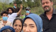 عکس پشت وانتی مینا وحید